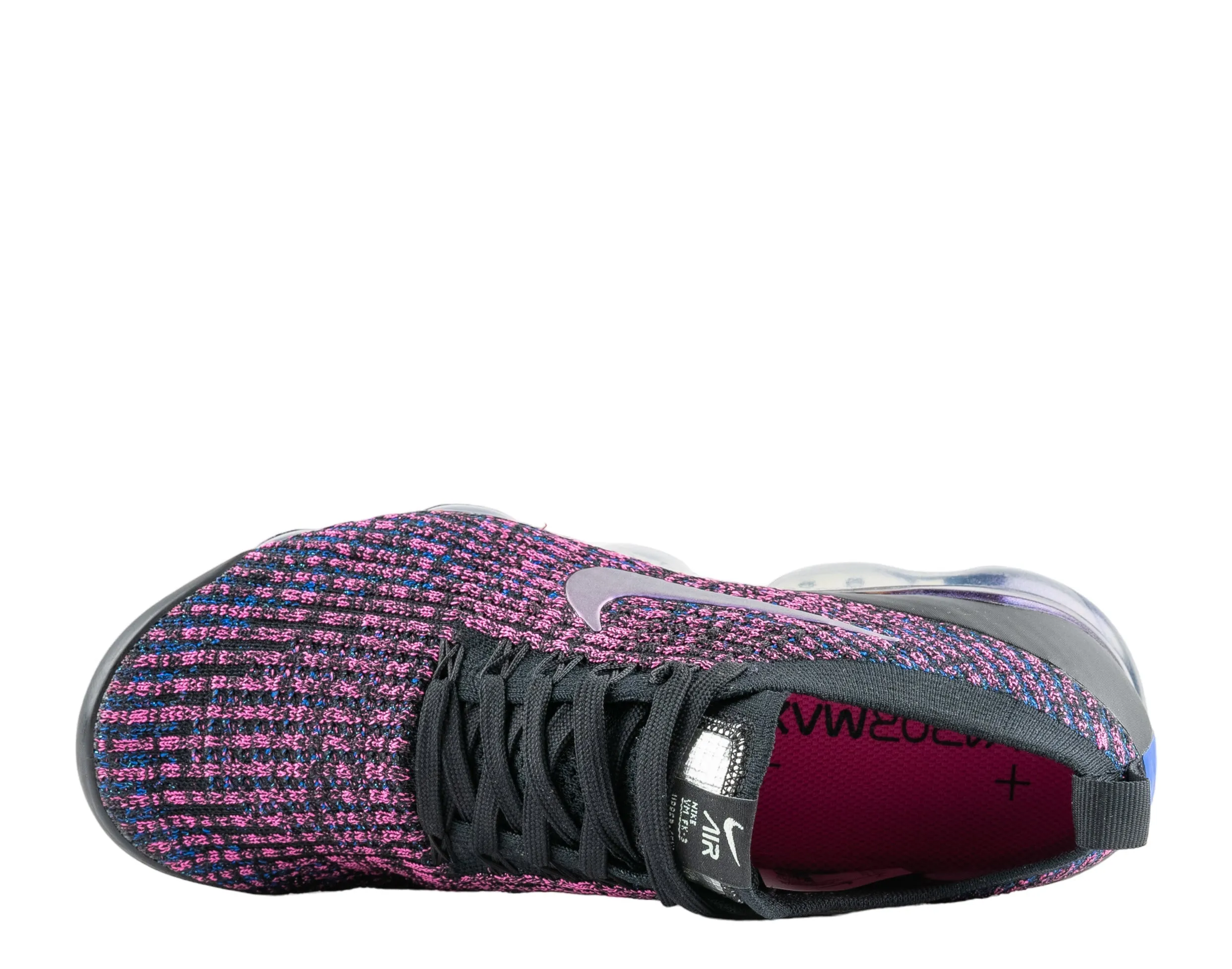 Nike Air Max Vapormax Flyknit 3 Blk/Blue-Fuchsia Men's Running Shoes AJ6900-007