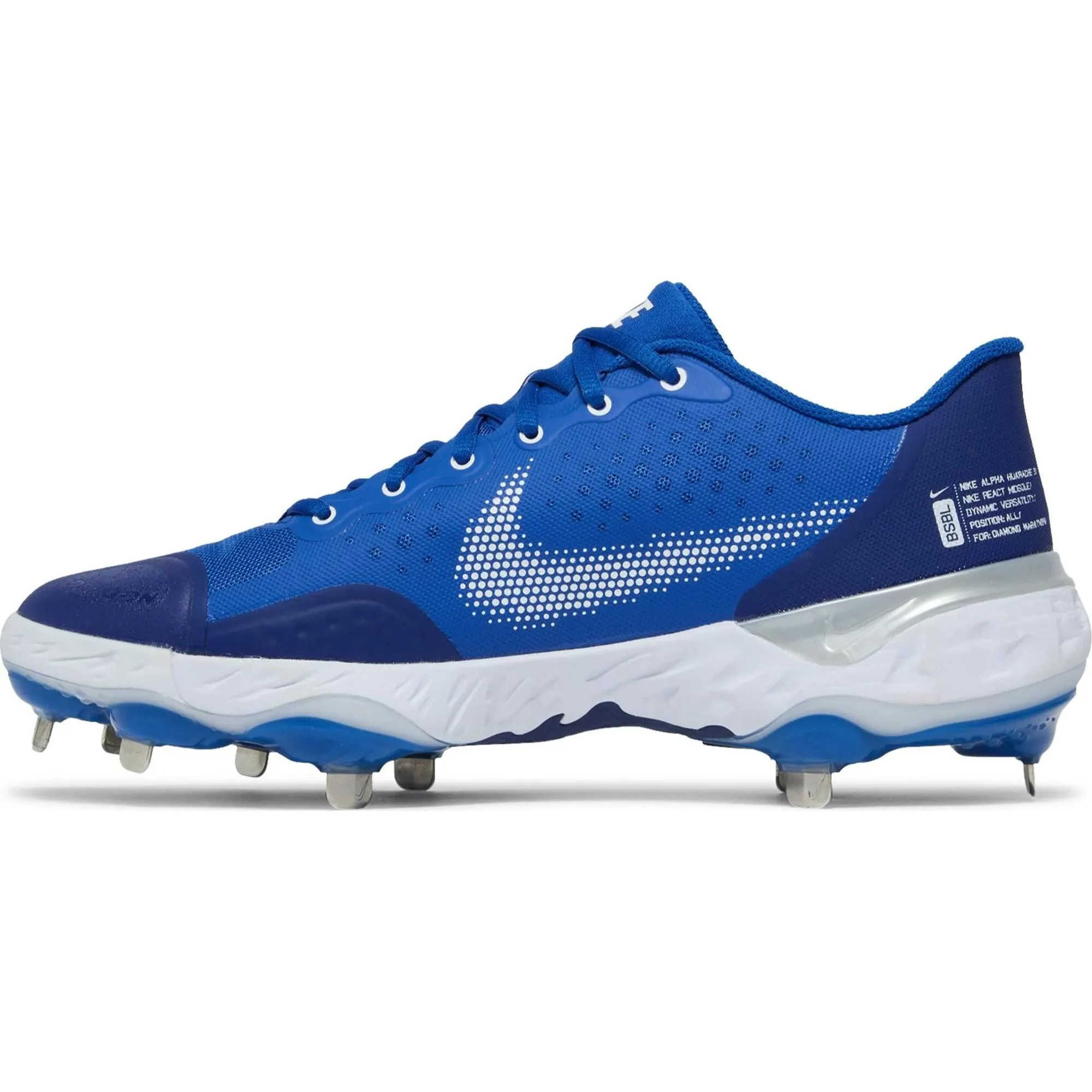 Nike Alpha Huarache Elite 3 Low Game Royal/White  CK0746-400 Men's