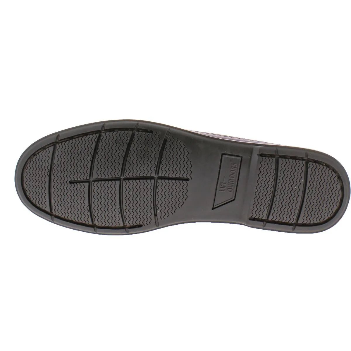 One Mens Leather Slip On Boat Shoes