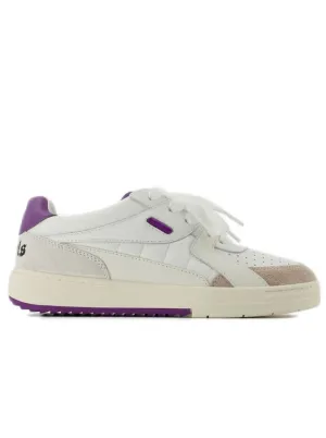 Palm University Sneakers  - White/Purple - Leather