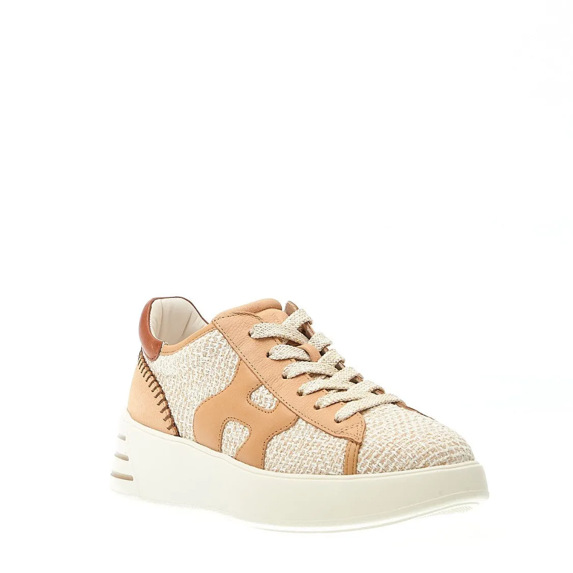 Rebel In Raffia Beibe Nubuck Leather