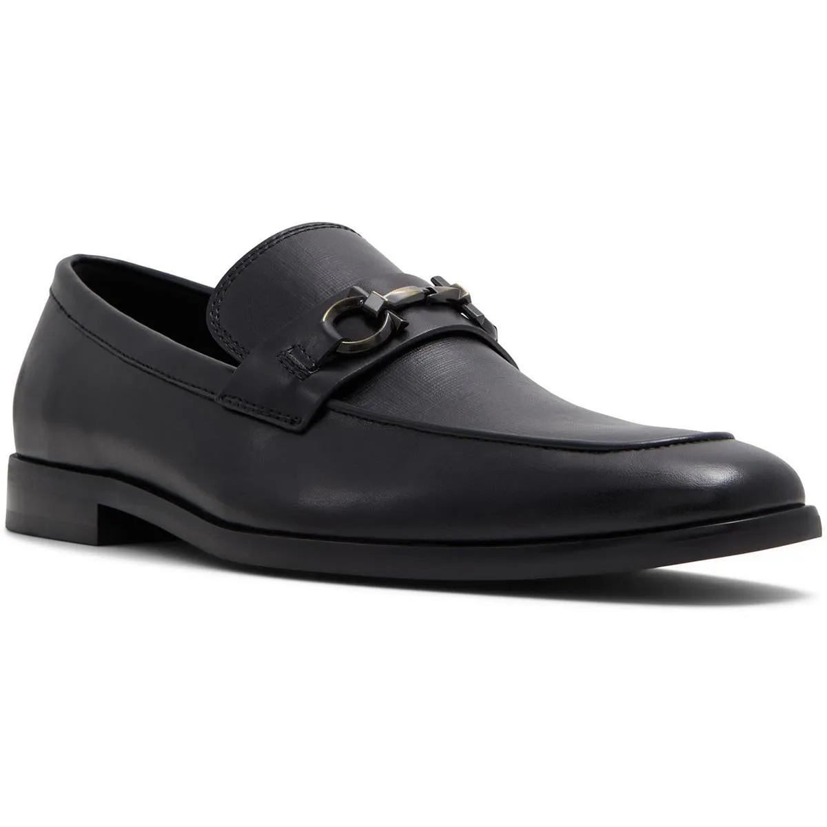 Rochester Mens Chain Faux Leather Loafers