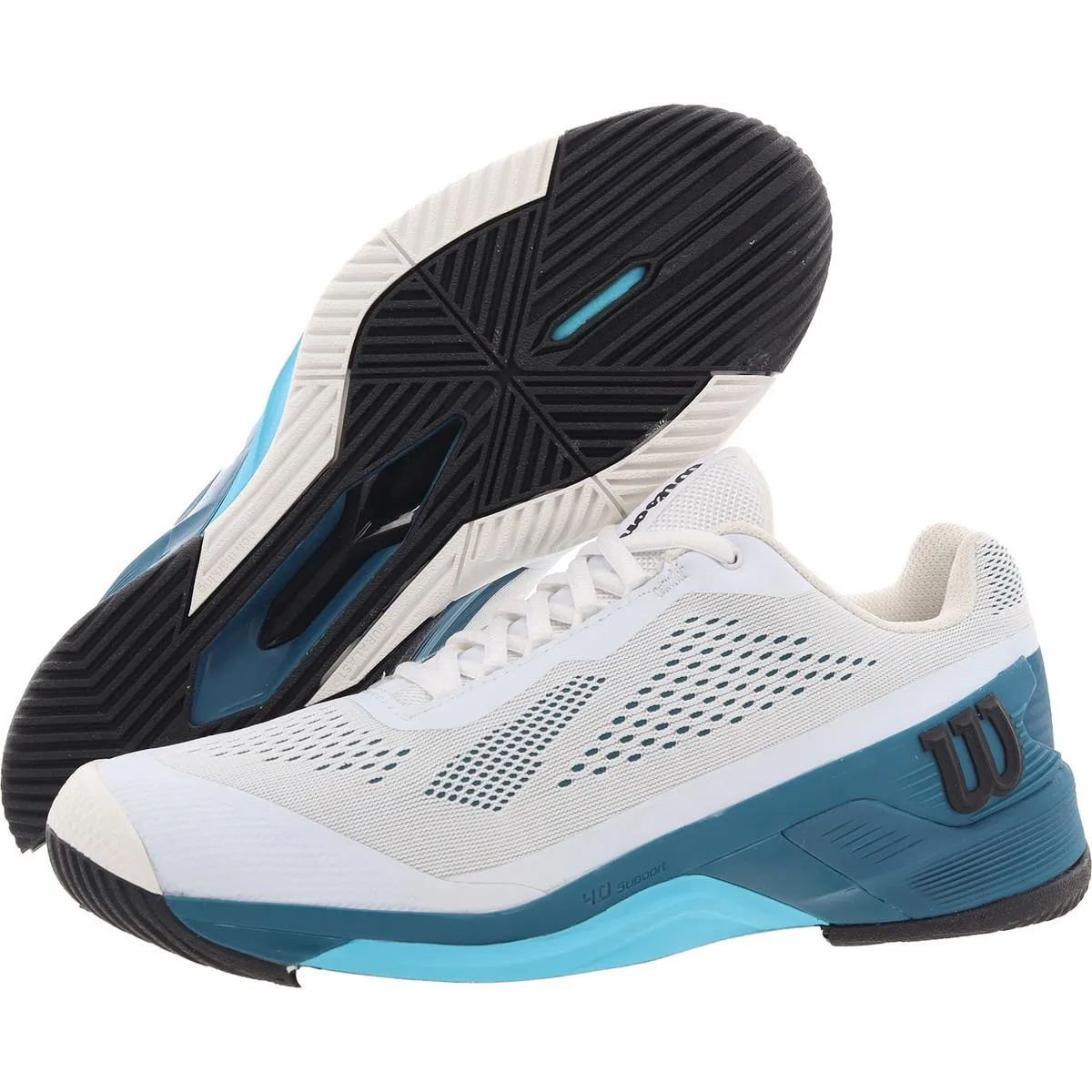 RUSH PRO 4.0 Mens Cushioned Footbed Mesh Running & Training Shoes