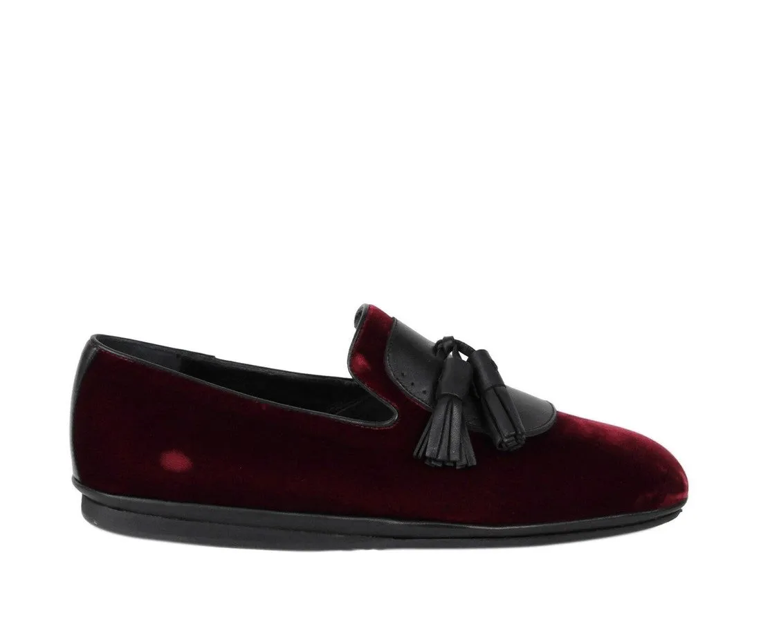 Salvatore Ferragamo Men's Velvet Tassel Loafer