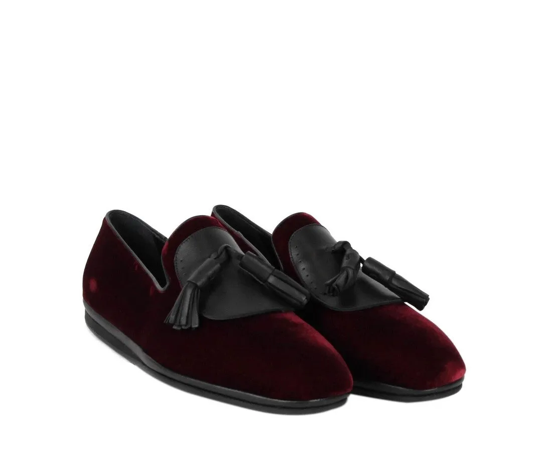 Salvatore Ferragamo Men's Velvet Tassel Loafer