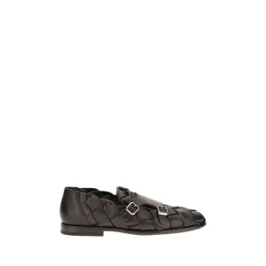 Santoni Woven weave Men's Loafers