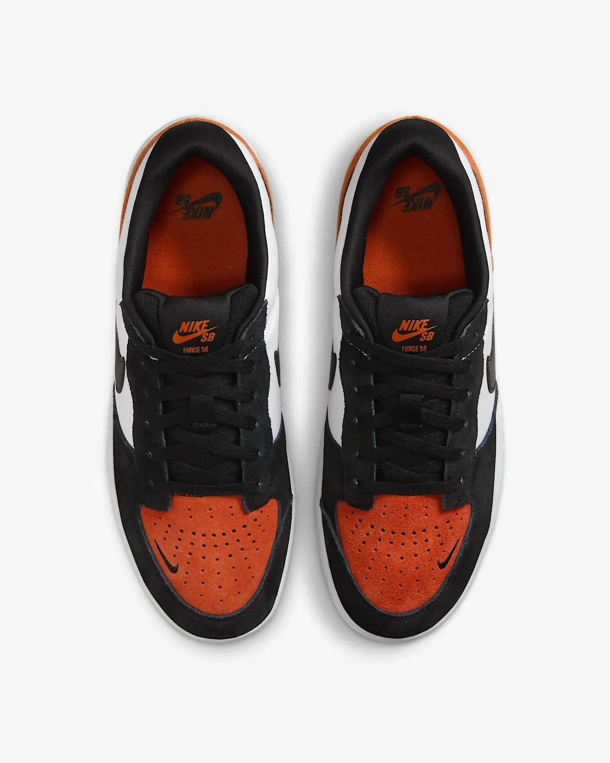 Sb Force 58 Orioles Sneaker In White/cosmic