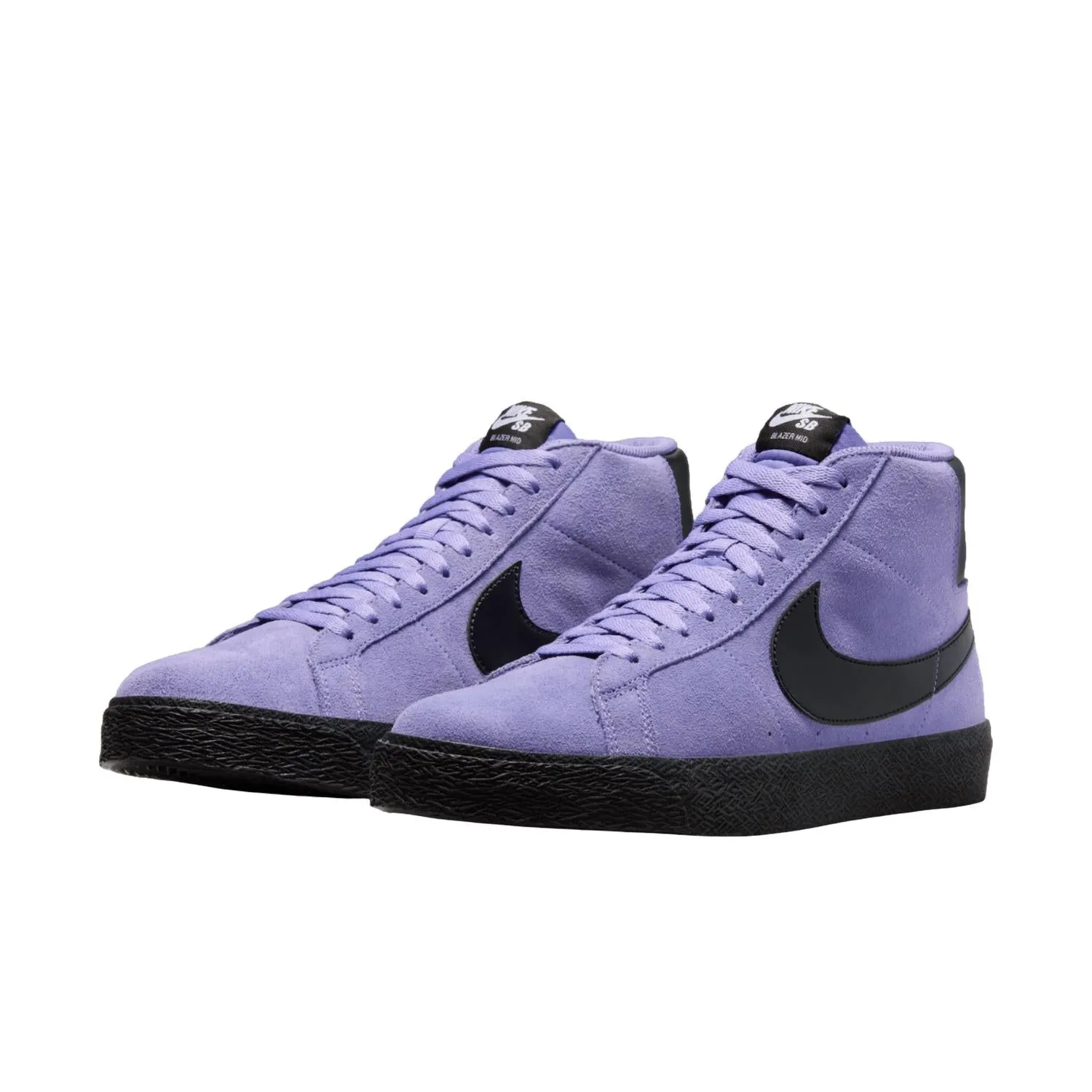 Sb Zoom Blazer Mid Skate Shoes In Dusty Amethyst