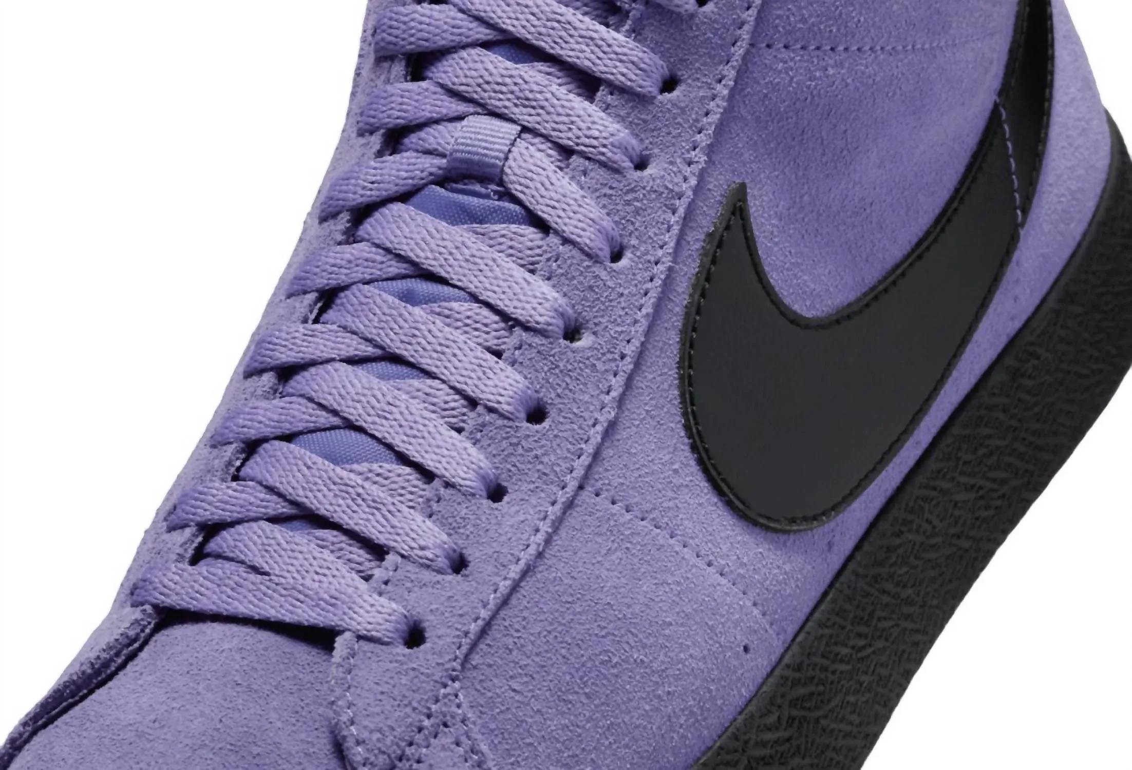 Sb Zoom Blazer Mid Skate Shoes In Dusty Amethyst