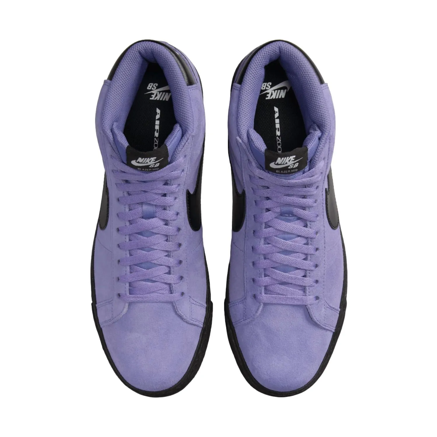 Sb Zoom Blazer Mid Skate Shoes In Dusty Amethyst