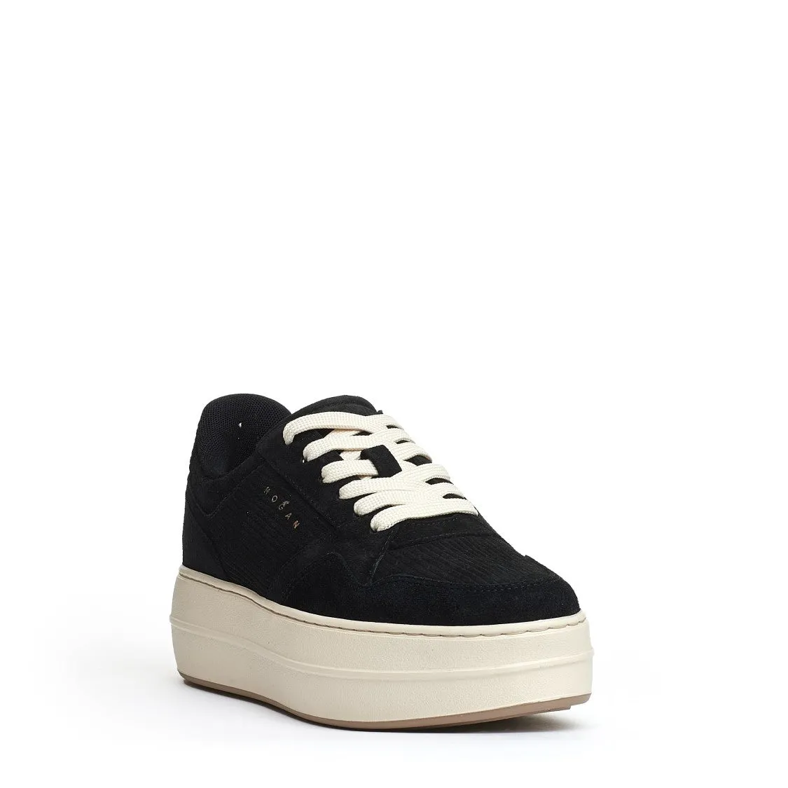 Skyscaper Suede Print Velvet Black