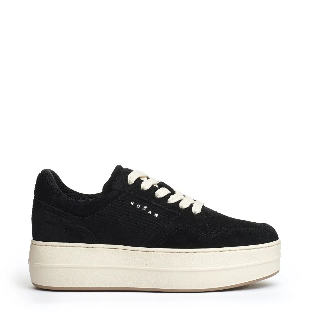Skyscaper Suede Print Velvet Black