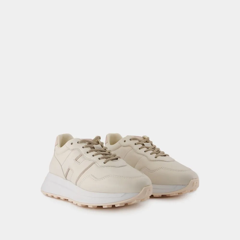 Sneakers H641 - Leather - Beige