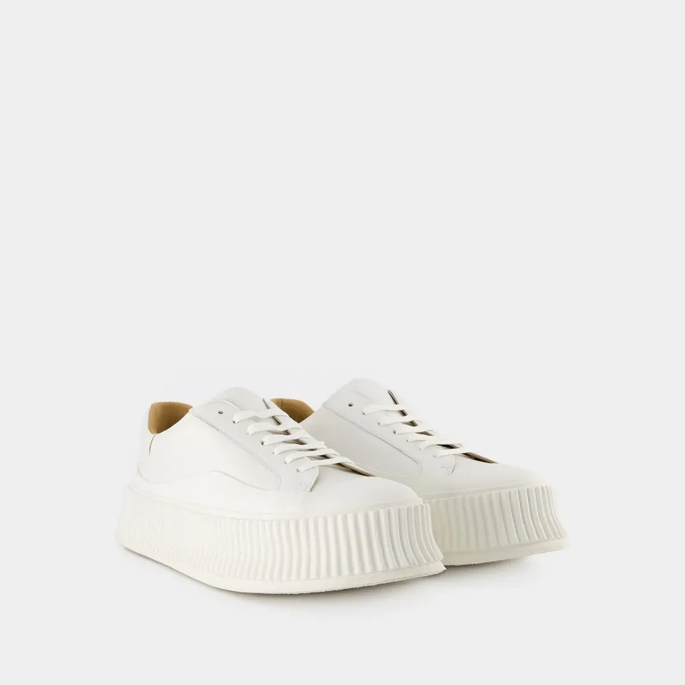 Sneakers - Leather - White