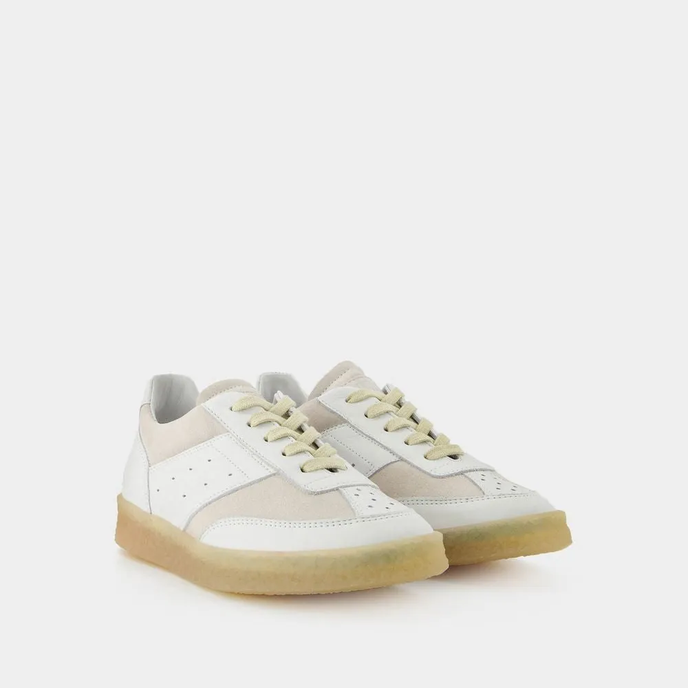 Sneakers - White - Leather