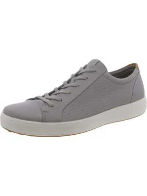 Soft Mens Leather Lifestyle Athletic and Training Shoes