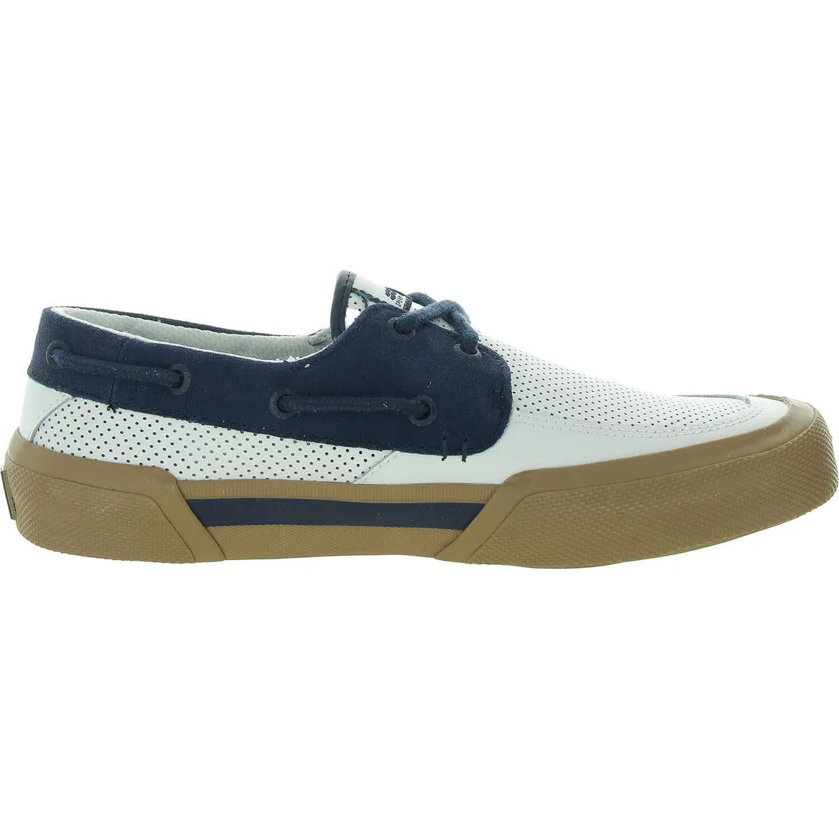 Soletide 2-Eye Mens Lace-Up Leather Casual And Fashion Sneakers