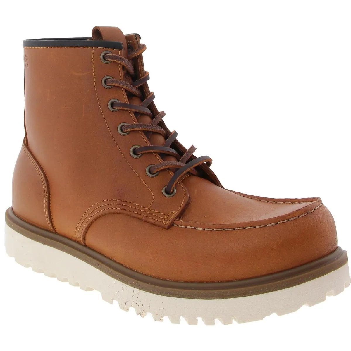 Staker Mens Lace-Up Leather Chukka Boots