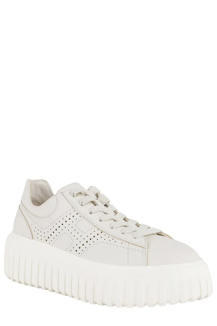 Stripes H Stripes Sneakers With H Strong Lace-Up