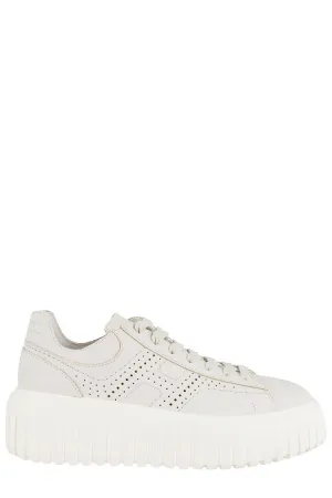 Stripes H Stripes Sneakers With H Strong Lace-Up