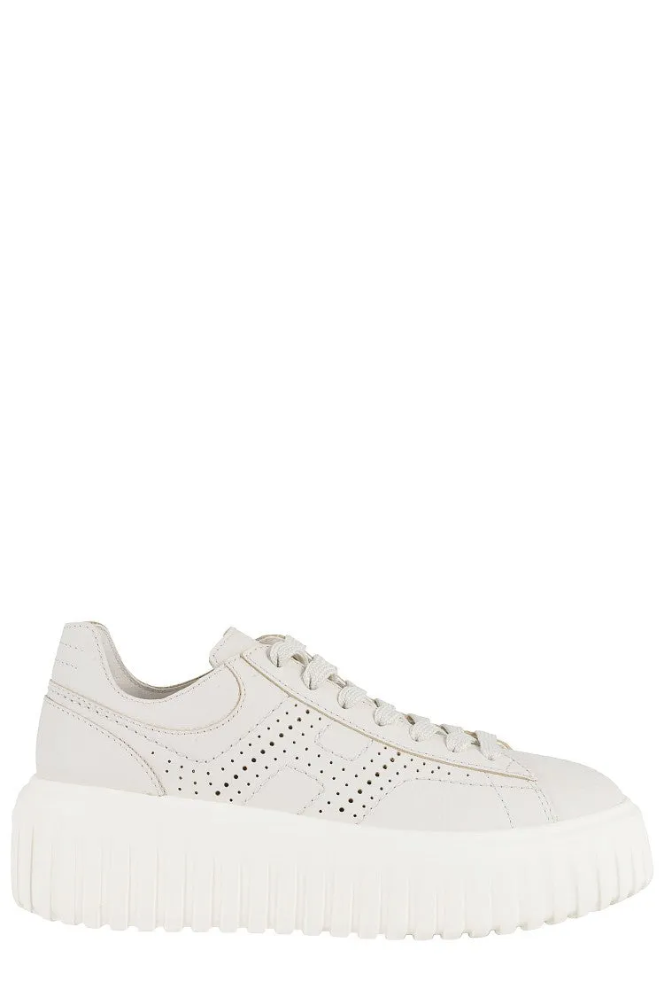 Stripes H Stripes Sneakers With H Strong Lace-Up