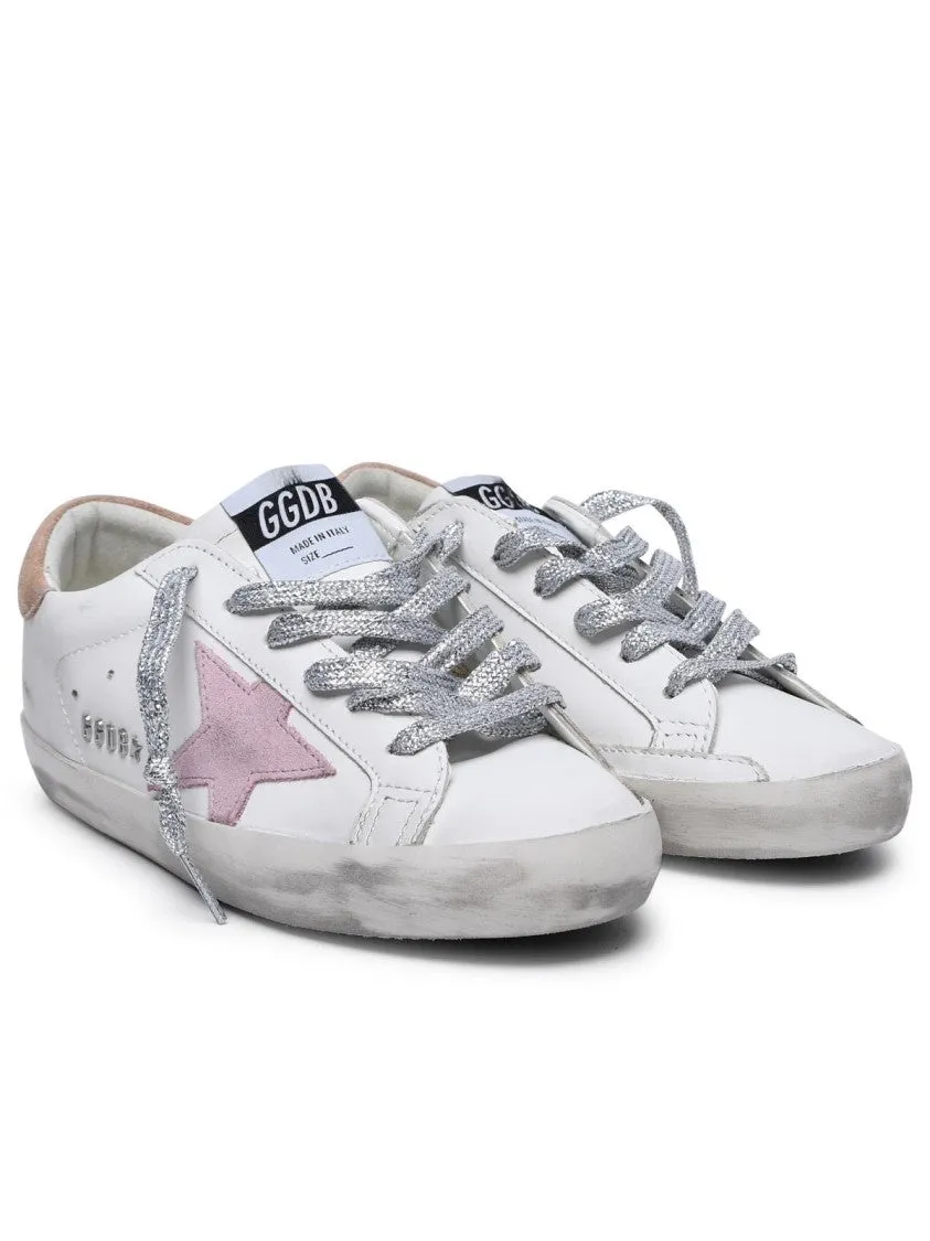 Super-Star Classic' White Leather Sneakers