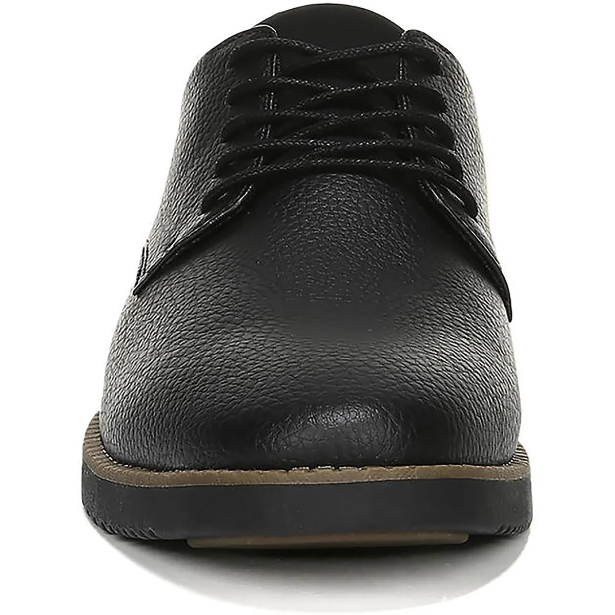 Sync Mens Faux Leather Lace-Up Oxfords