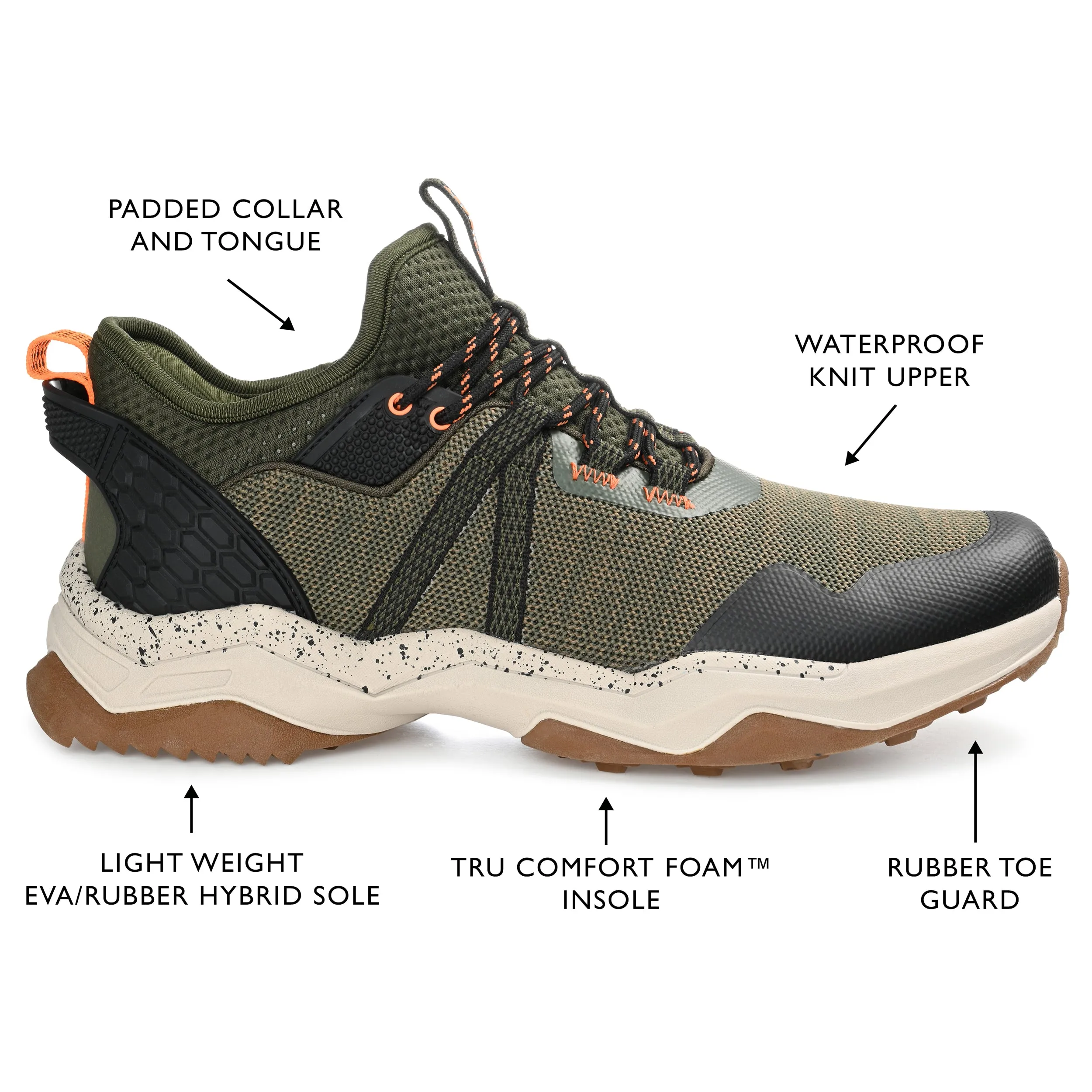 Territory Sidewinder Waterproof Knit Trail Sneaker