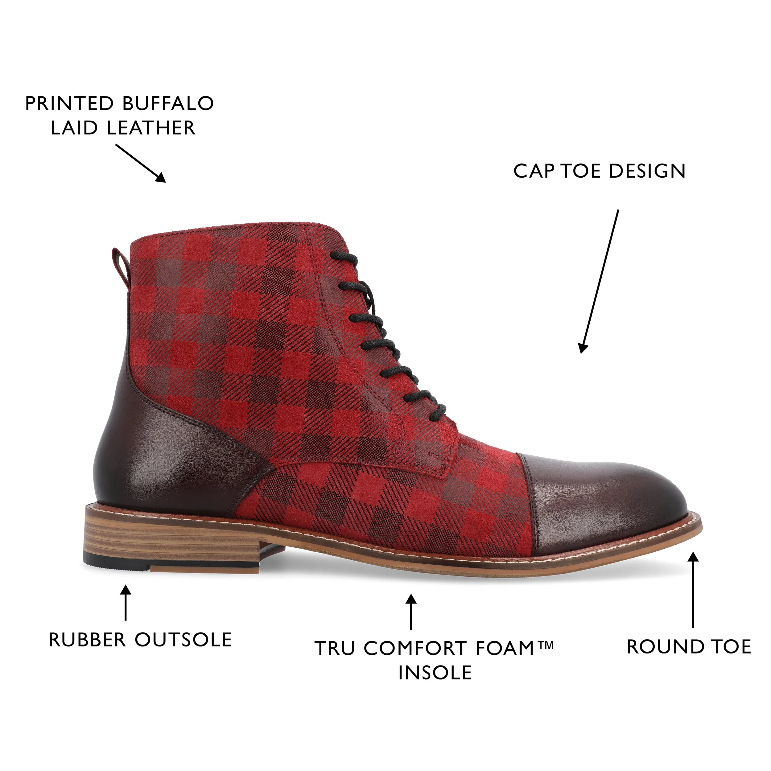 Thomas & Vine Delon Cap Toe Ankle Boot