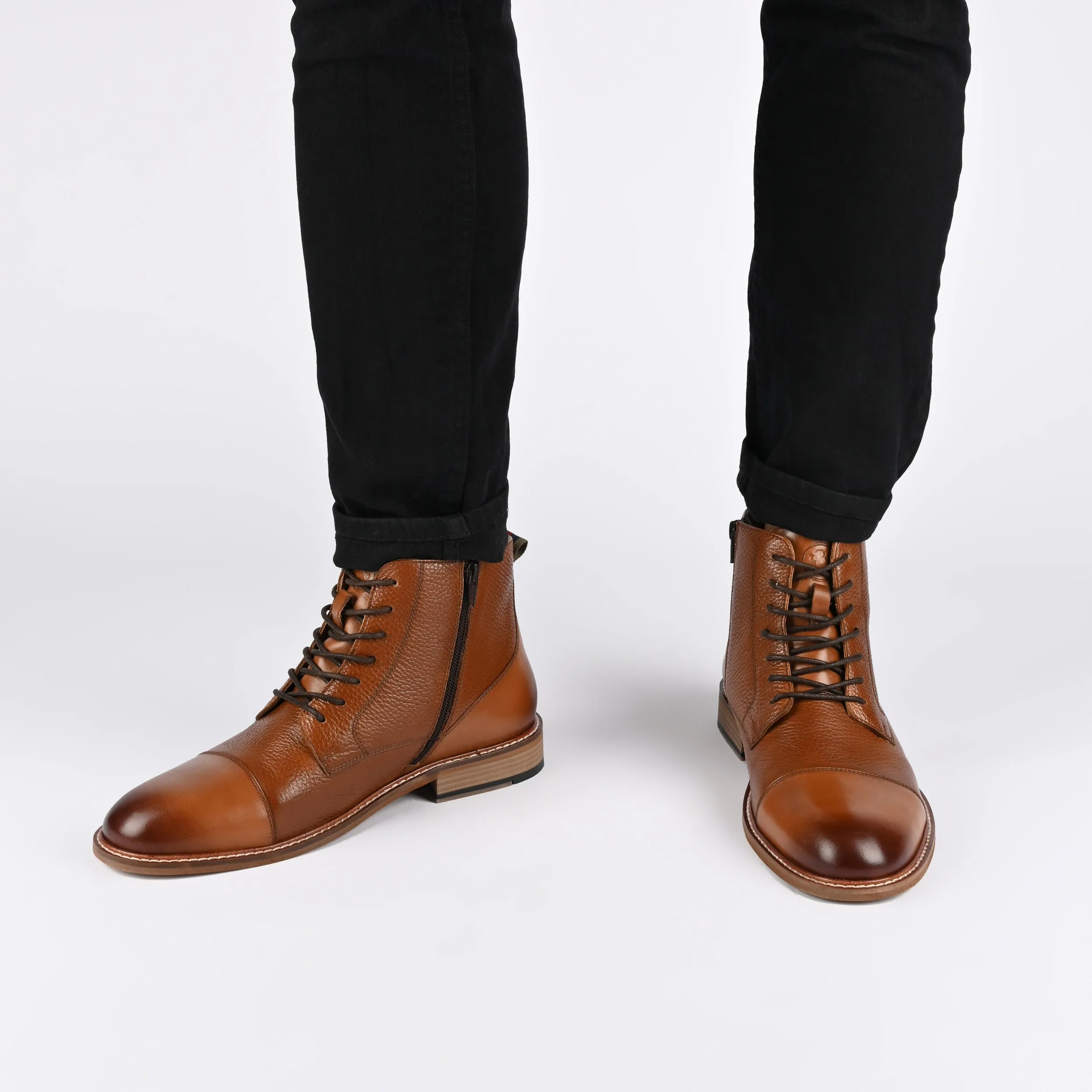 Thomas & Vine Jagger Cap Toe Ankle Boot