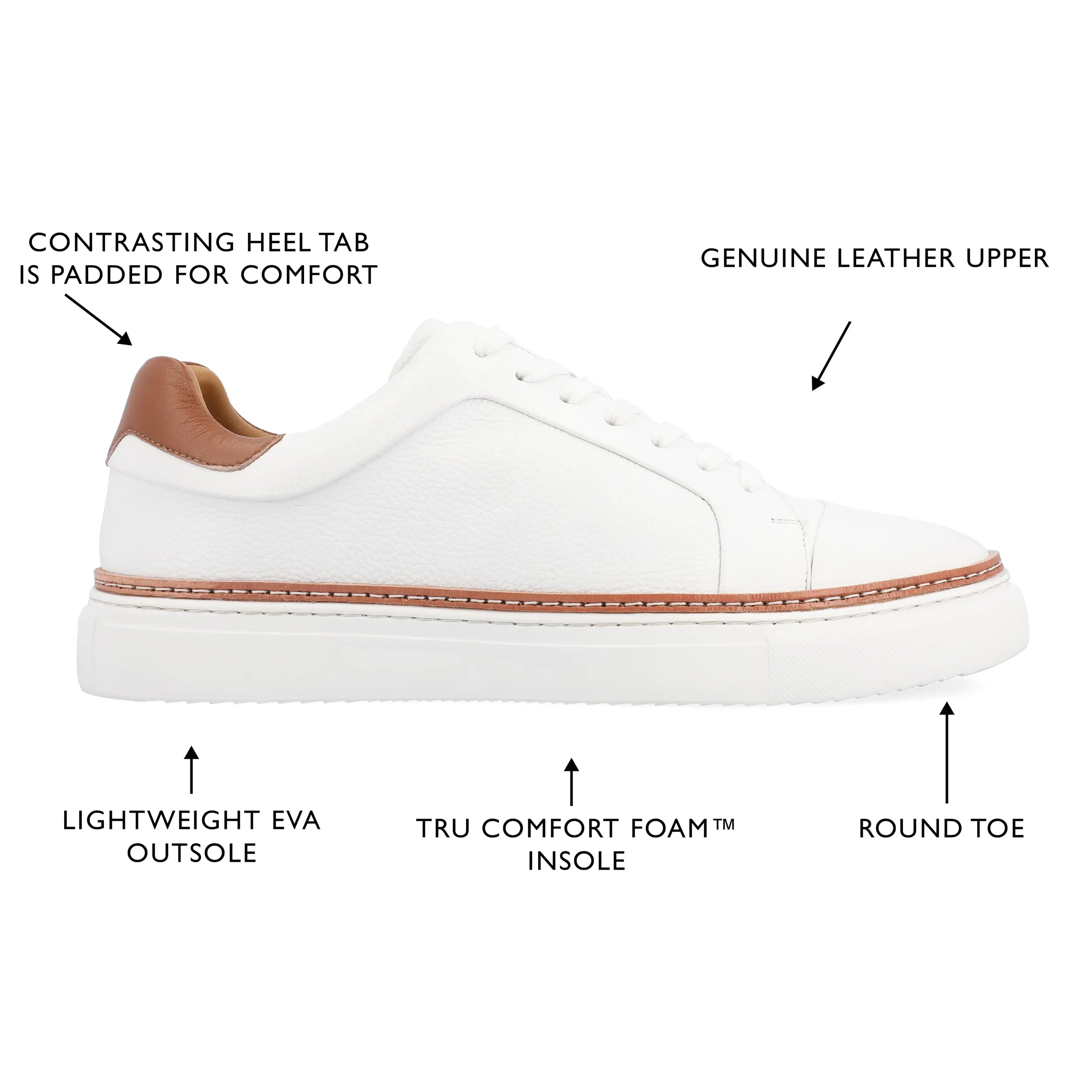 Thomas & Vine Nathan Casual Leather Sneaker