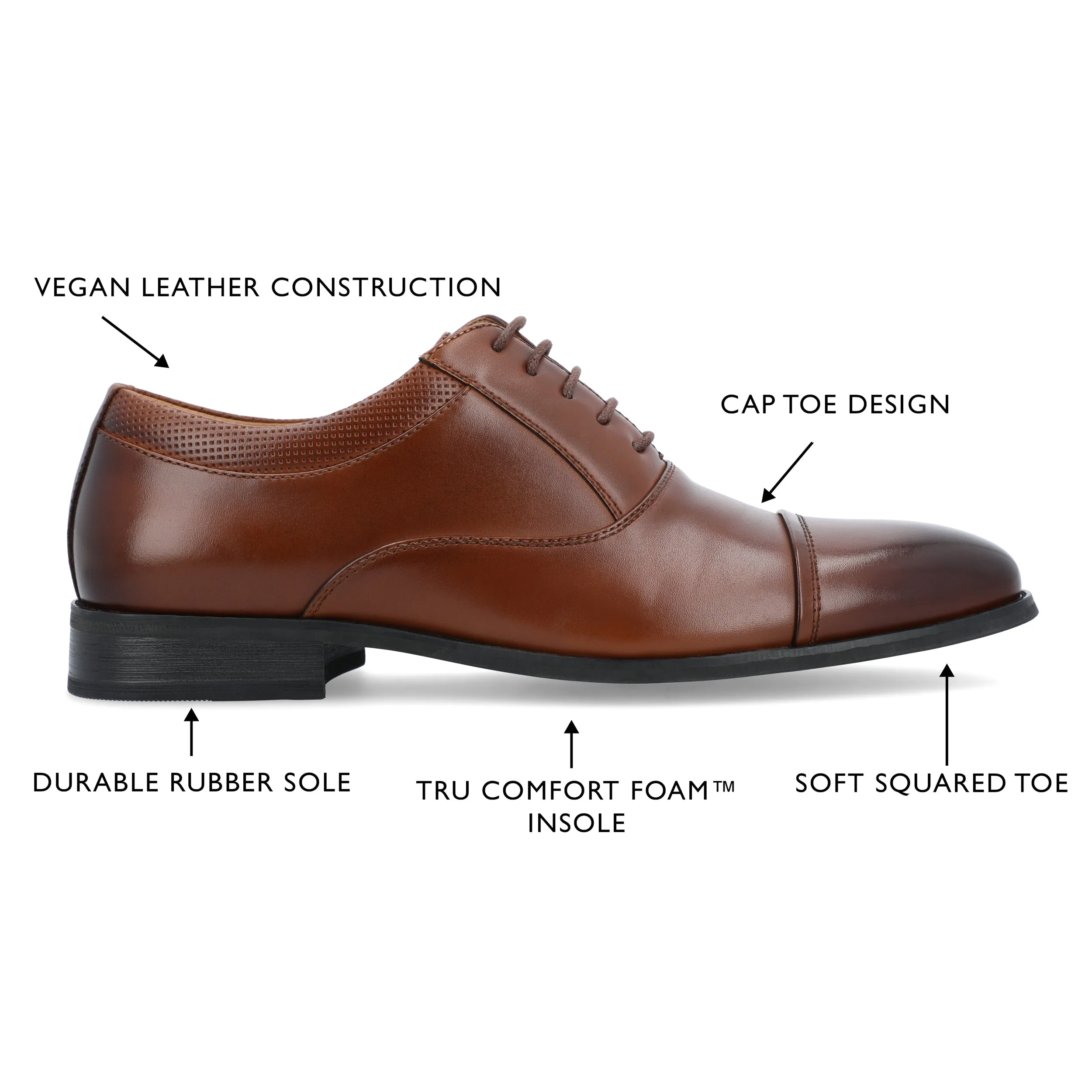 Vance Co. Bradley Oxford Dress Shoe