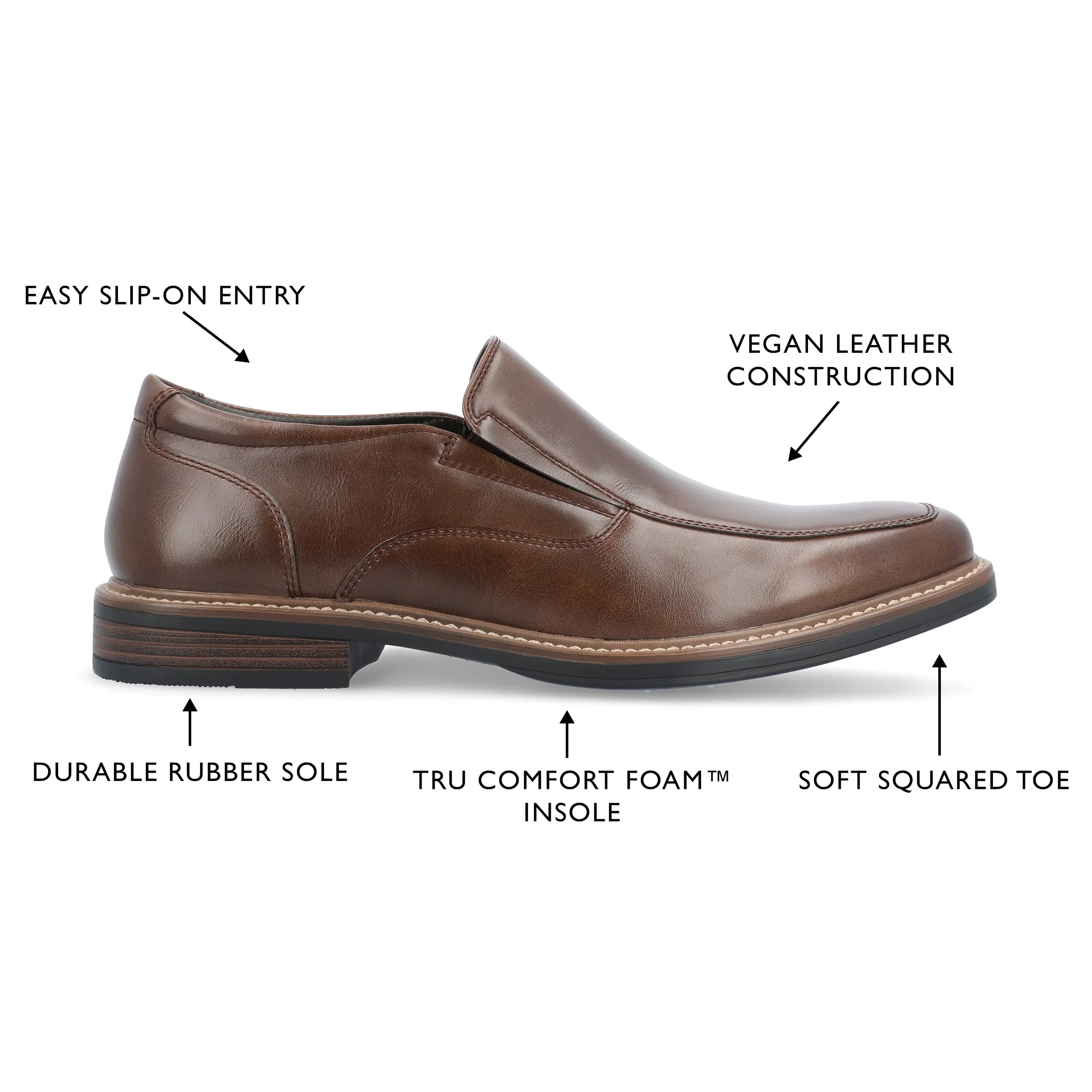 Vance Co. Fowler Slip-on Casual Loafer