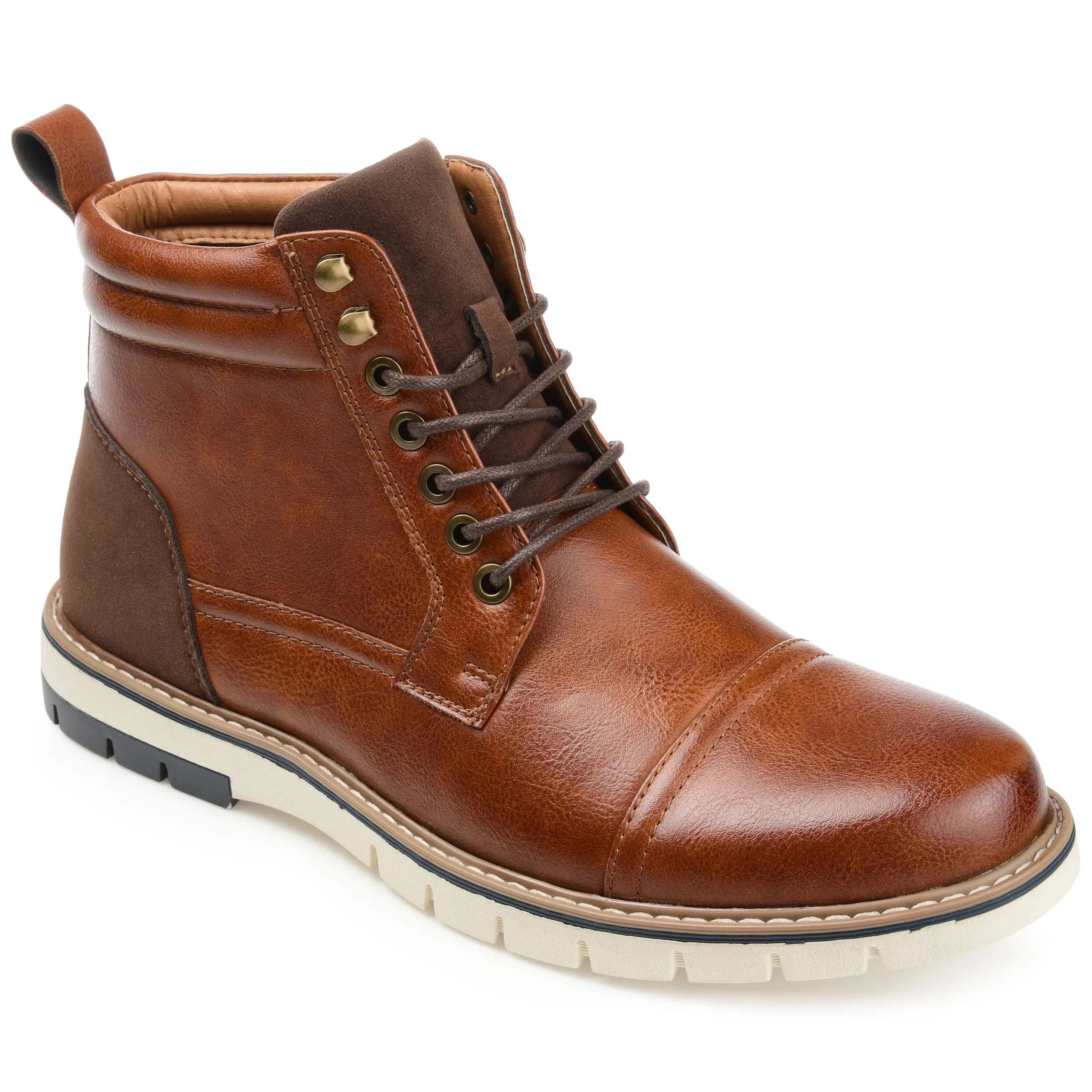 Vance Co. Lucien Cap Toe Ankle Boot