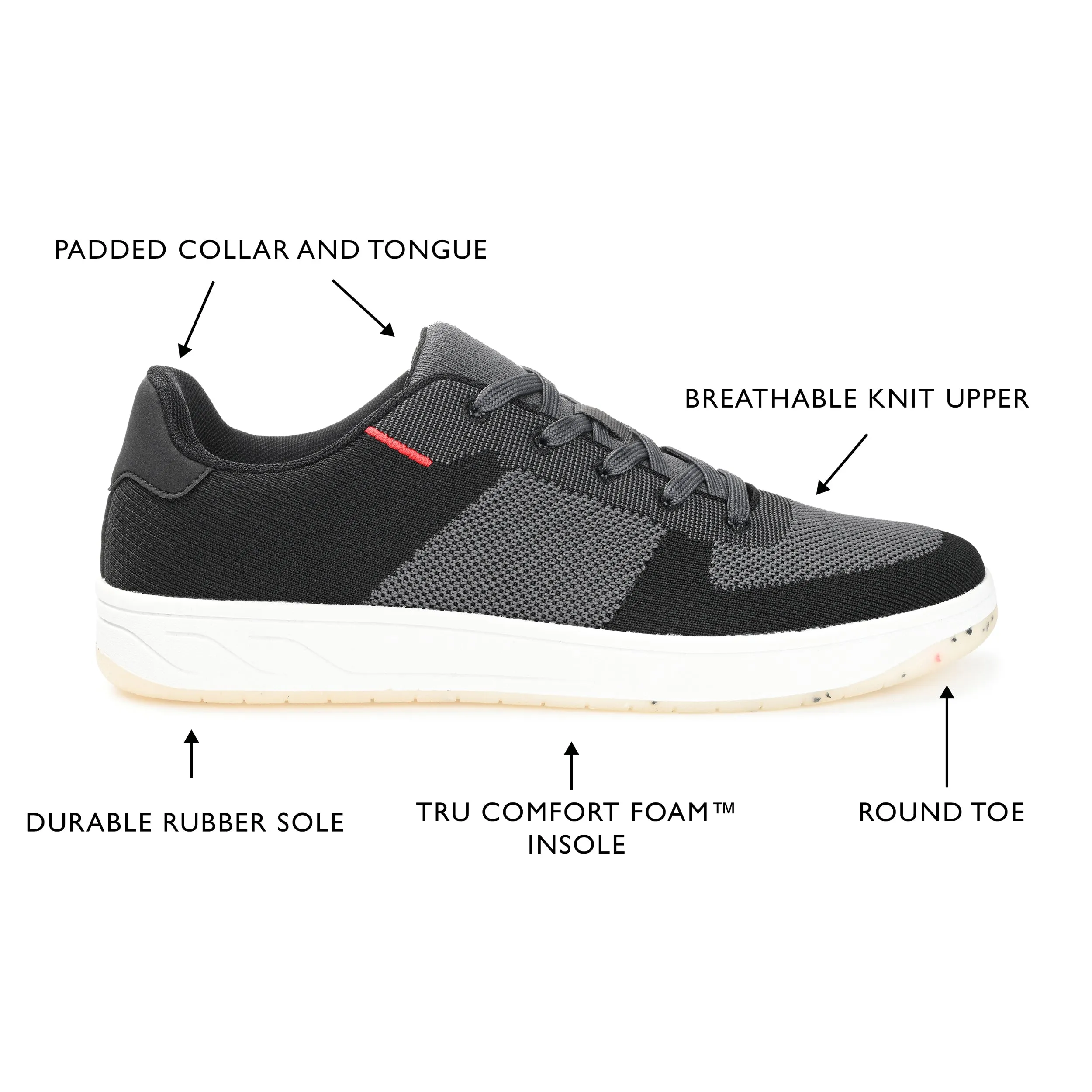 Vance Co. Topher Knit Athleisure Sneaker