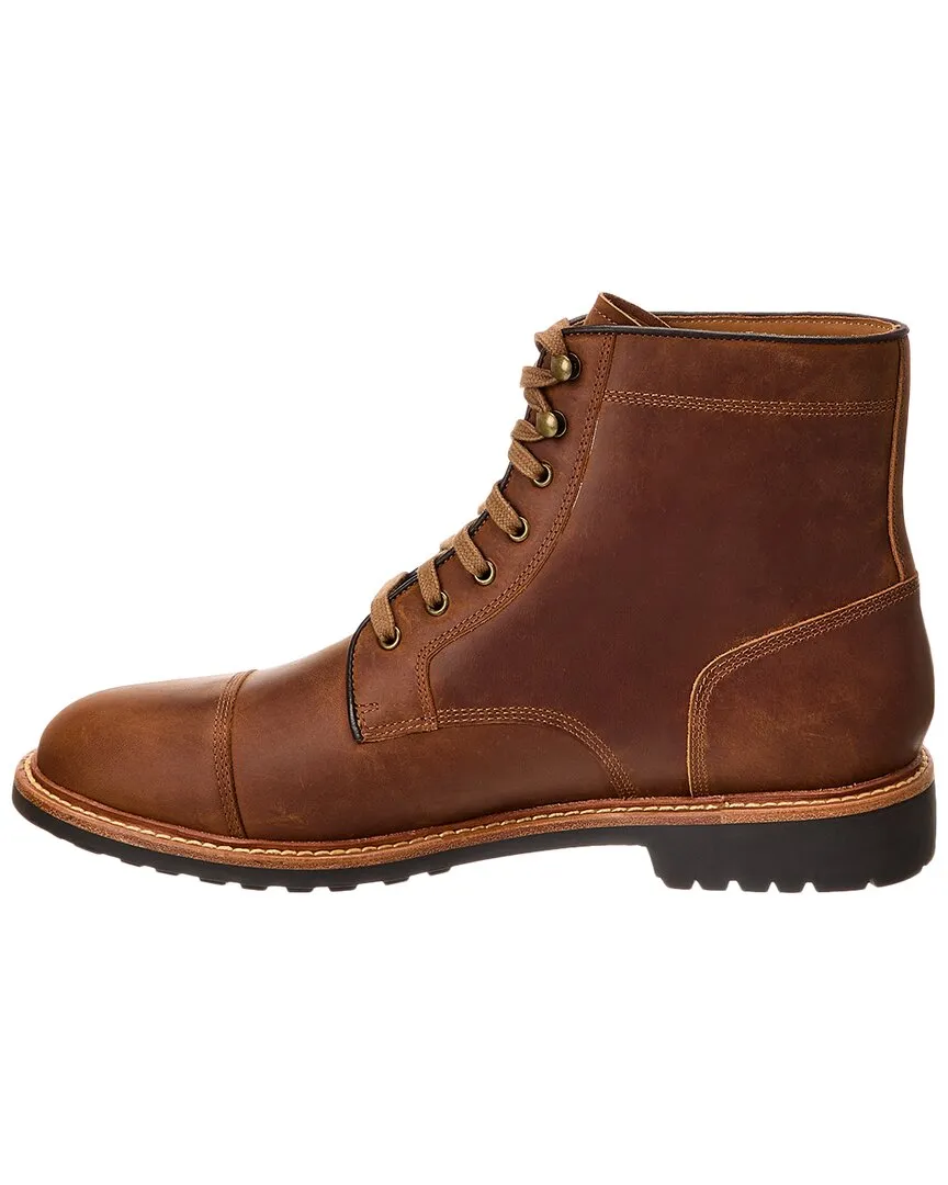 Warfield & Grand Cap Toe Leather Boot