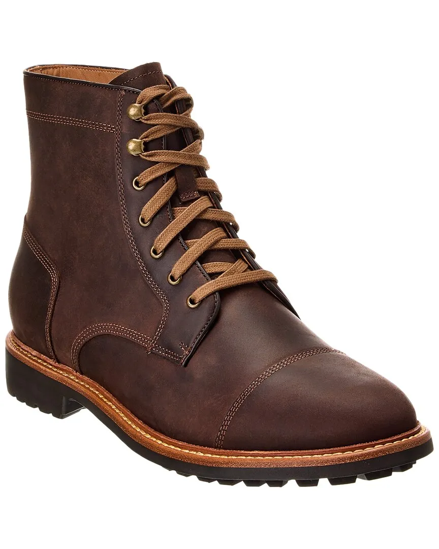 Warfield & Grand Cap Toe Leather Boot