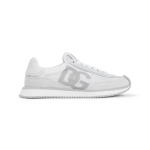 White Calf Leather Sneakers