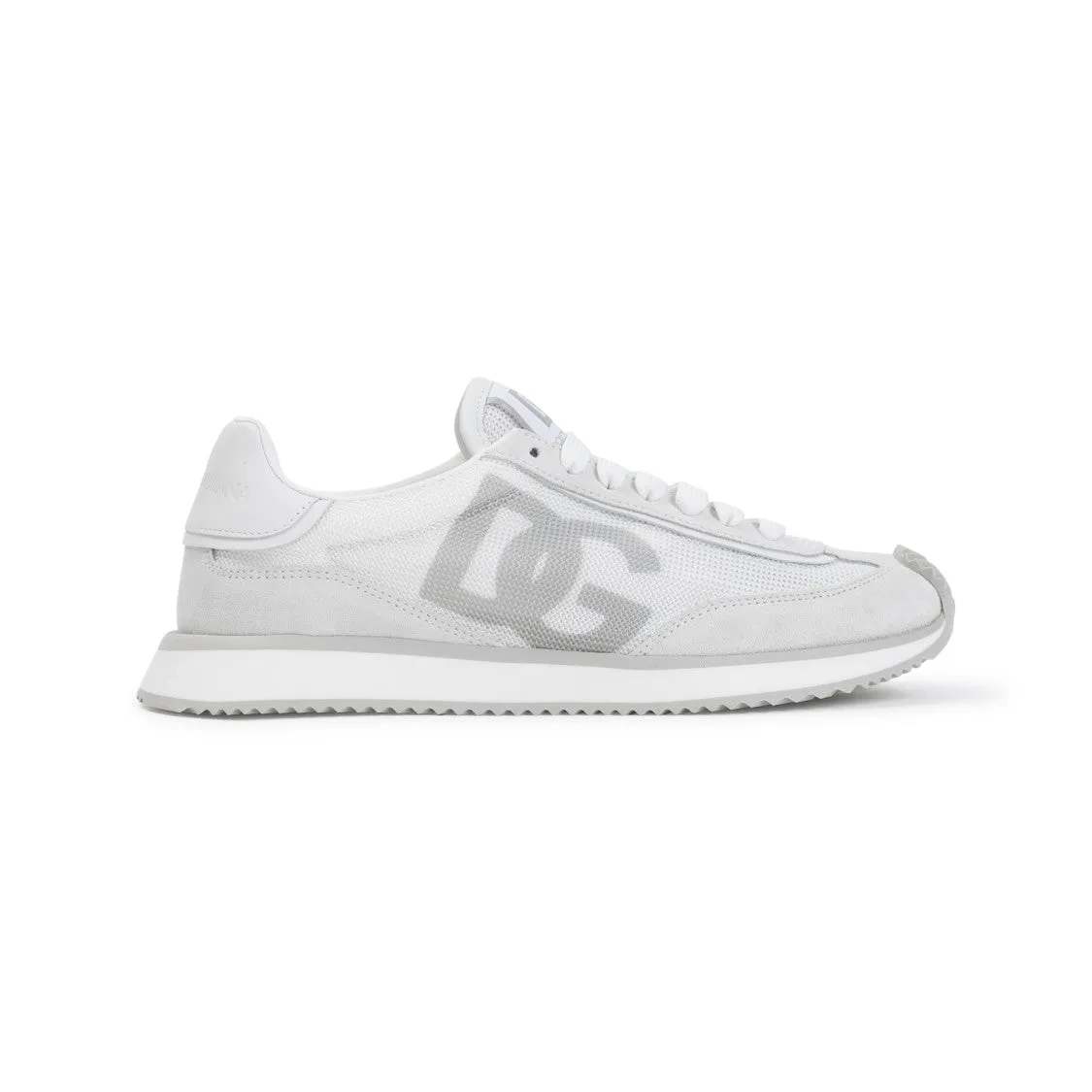 White Calf Leather Sneakers