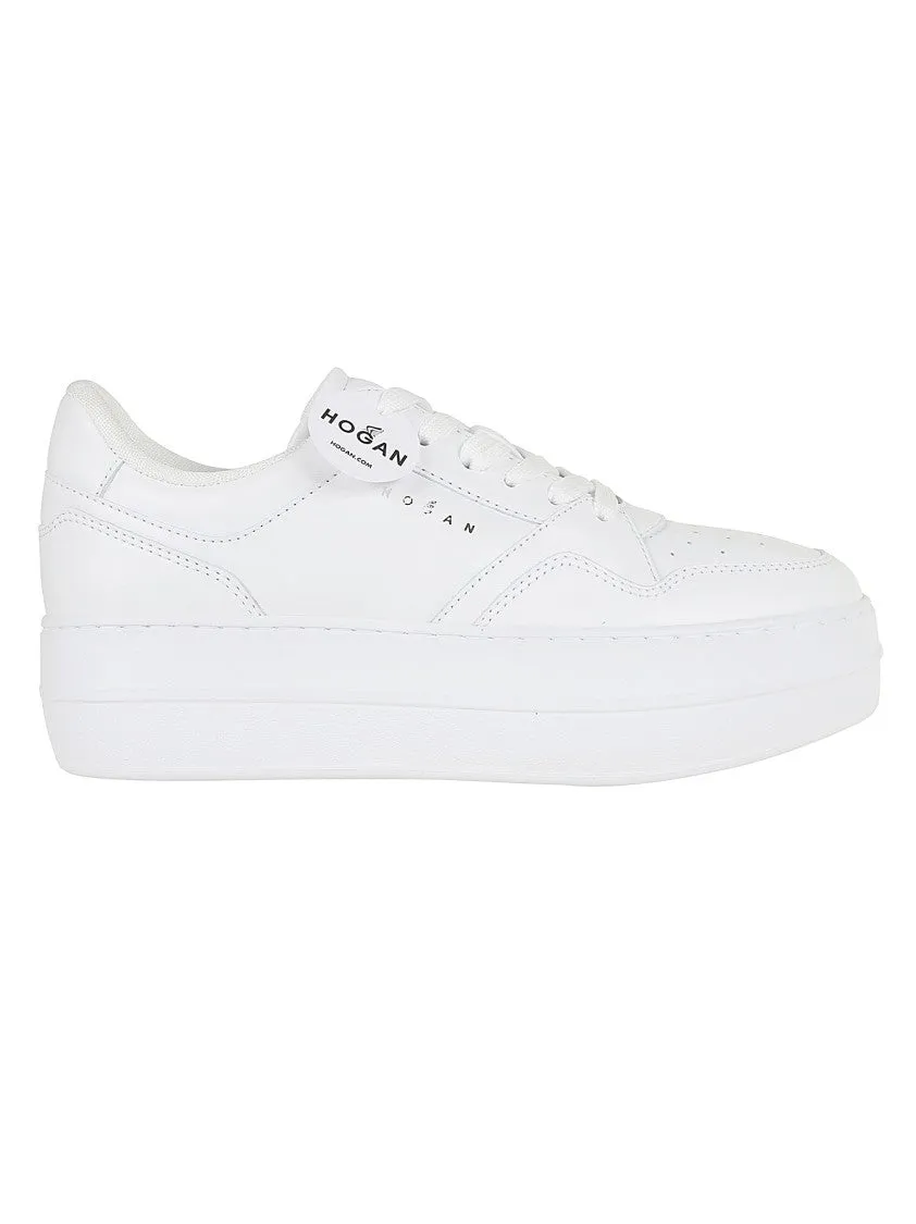 White Leather Sneakers