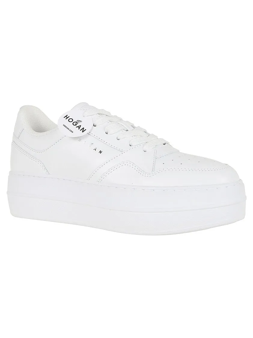 White Leather Sneakers