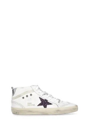 White Mid Star Sneakers