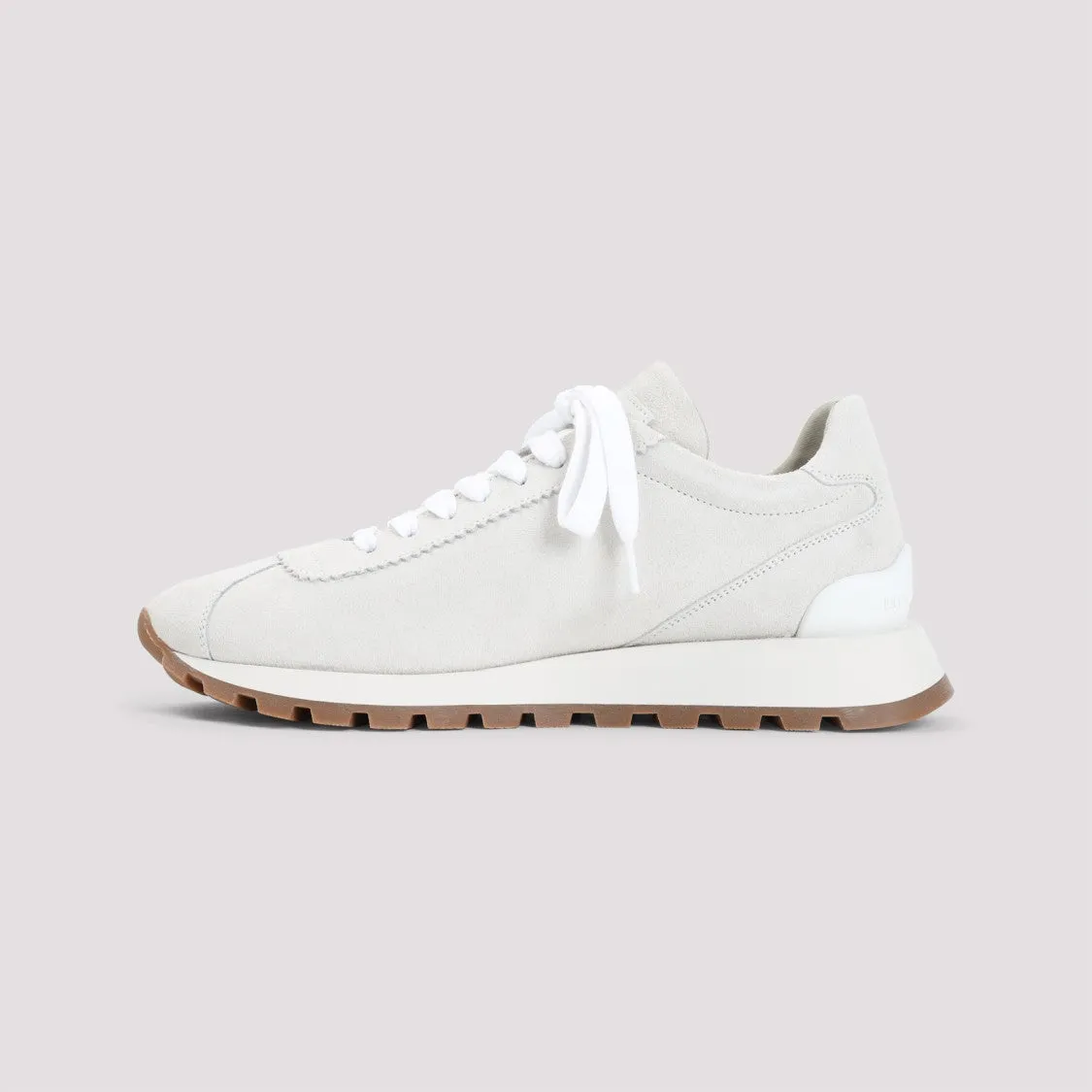 White Suede Shoes