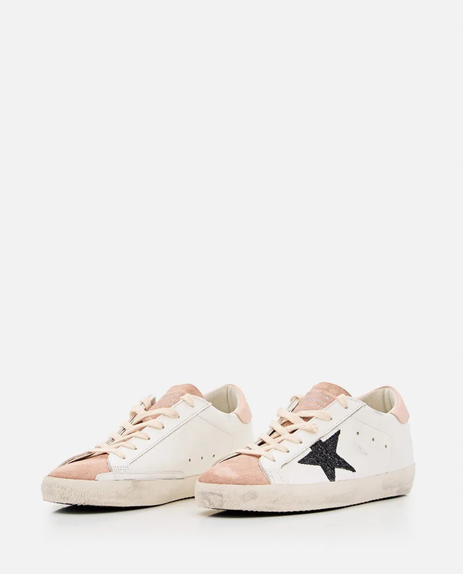 White Super Star Lace-Up Sneakers
