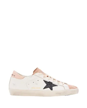 White Super Star Lace-Up Sneakers