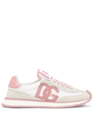 White/Pink Elevated Sneakers