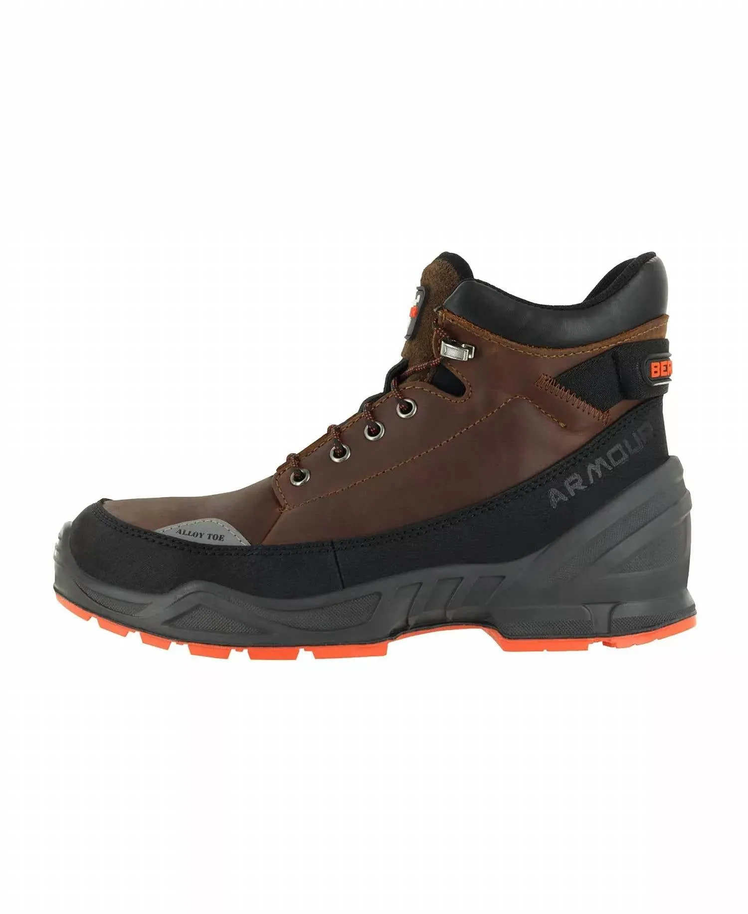Work Boots 6” – Alloy Toe Boots In Reddish Brown